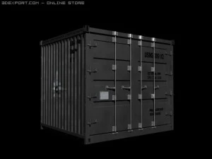 conteneur de fret militaire isu90 Modèle 3D