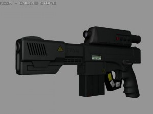 laser pistol hk 774 l Modello 3D