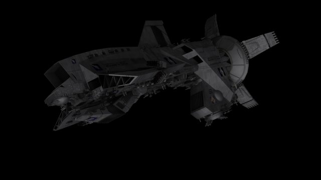 mckenna class warship 3D Model .c4d .max .obj .3ds .fbx .stl .blend 