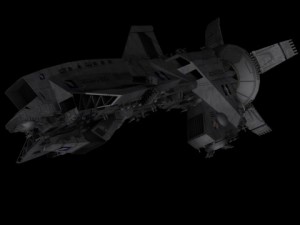 mckenna class warship Modello 3D