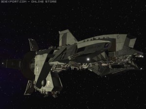 mckenna class warship 3D Model