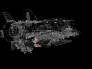 mckenna class warship 3D Model