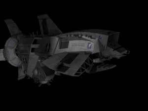 mckenna class warship 3D Model