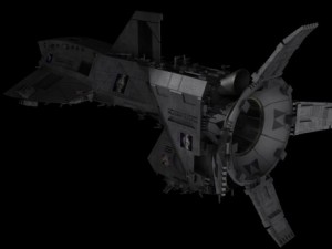 mckenna class warship 3D Model