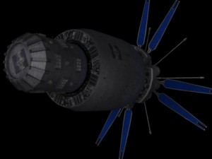 megafortress class space station 3D Model