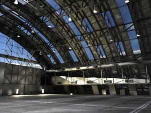 hangar Modello 3D