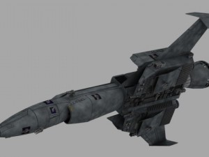 achilles class dropship Modello 3D