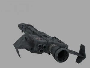 achilles class dropship 3D Model