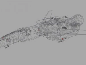 achilles class dropship 3D Model