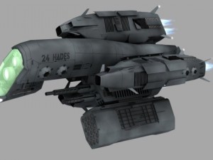 cerberus droidfighter Modello 3D