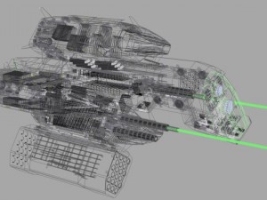 cerberus droidfighter 3D Модель
