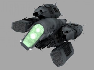 cerberus droidfighter 3D Модель