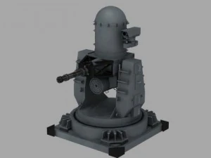 torreta ciws Modelo 3D