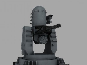 ciws turret 3Dモデル