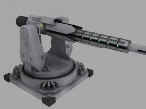 laser turret 3D Model