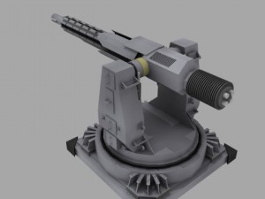 laser turret 3D Модель
