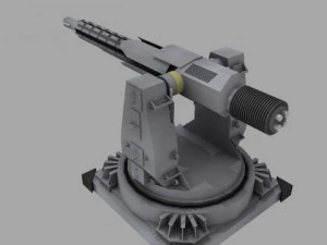 laser turret 3D Model