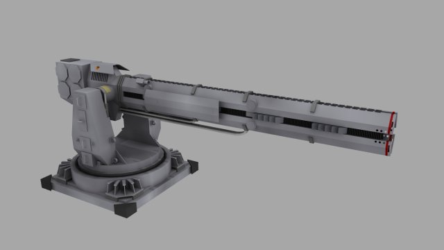 particle turret 3Dモデル .c4d .max .obj .3ds .fbx .stl .blend 