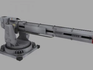particle turret 3D Model
