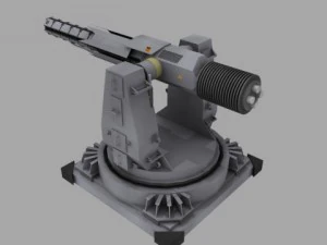 railturret 3D Model