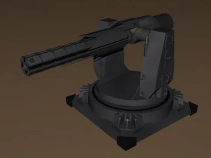 railturret 3D Model