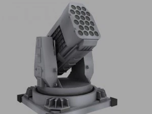 rim116 Ram-Raketenwerferturm 3D Modell