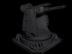 ams turret 3D Модель