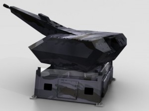 skyshield turret 3D 模型