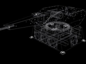 skyshield turret 3D 模型