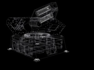 skyshield laser turret 3D Model