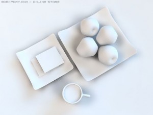 breakfast Modèle 3D