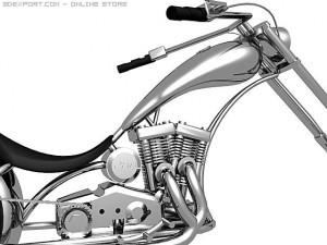 chopper 3D-Modell