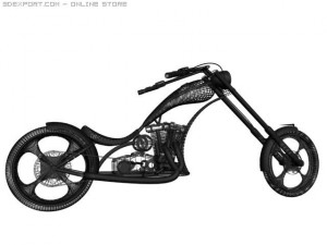 chopper 3D-Modell