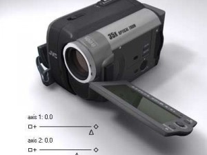 jvc dv cam gr d850 3D Model