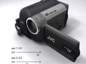 jvc dv cam gr d850 3D Model