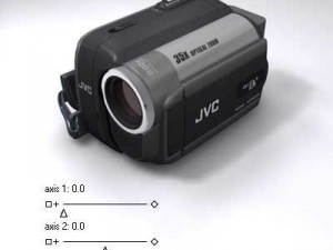 jvc dv cam gr d850 3D Model