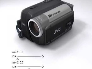 jvc dv cam gr d850 3D Model