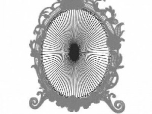 vintage mirror Model 3D
