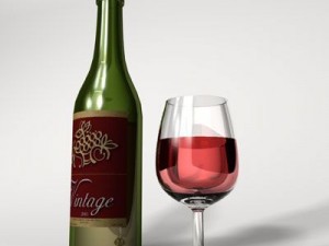 pouring wine 3D 模型