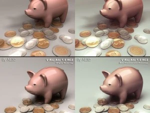 piggy bank 3D Model
