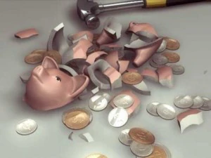 piggy bank broken 3D Model