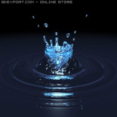 water fx 01 3D मॉडल .c4d .max .obj .3ds .fbx .stl .blend