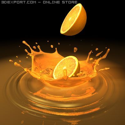 water fx 04 3D Модель .c4d .max .obj .3ds .fbx .stl .blend 