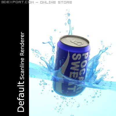 water fx 05 3D 모델 .c4d .max .obj .3ds .fbx .stl .blend 