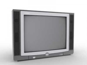 tv crt Modèle 3D