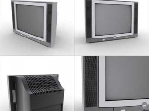 tv crt Modèle 3D