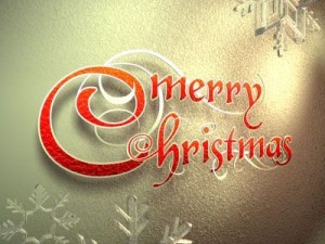 merry christmas title 3D Model