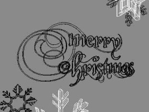 merry christmas title 3D Модель