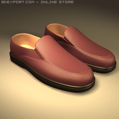 shoes 01 3D Model .c4d .max .obj .3ds .fbx .stl .blend 
