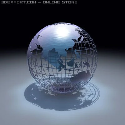 globe 01 Modèle 3D .c4d .max .obj .3ds .fbx .stl .blend 